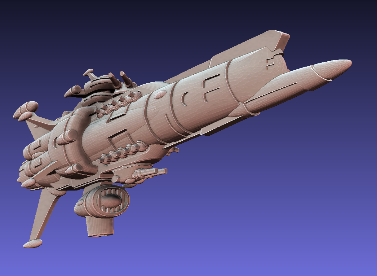 EarthFleet NJOLD CLASS LT CRUISER Space Battleship Hachiman